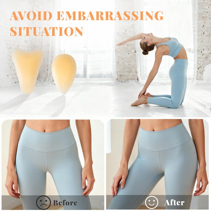 Iyrnisfem reusable silicone modesty inserts for leggings
