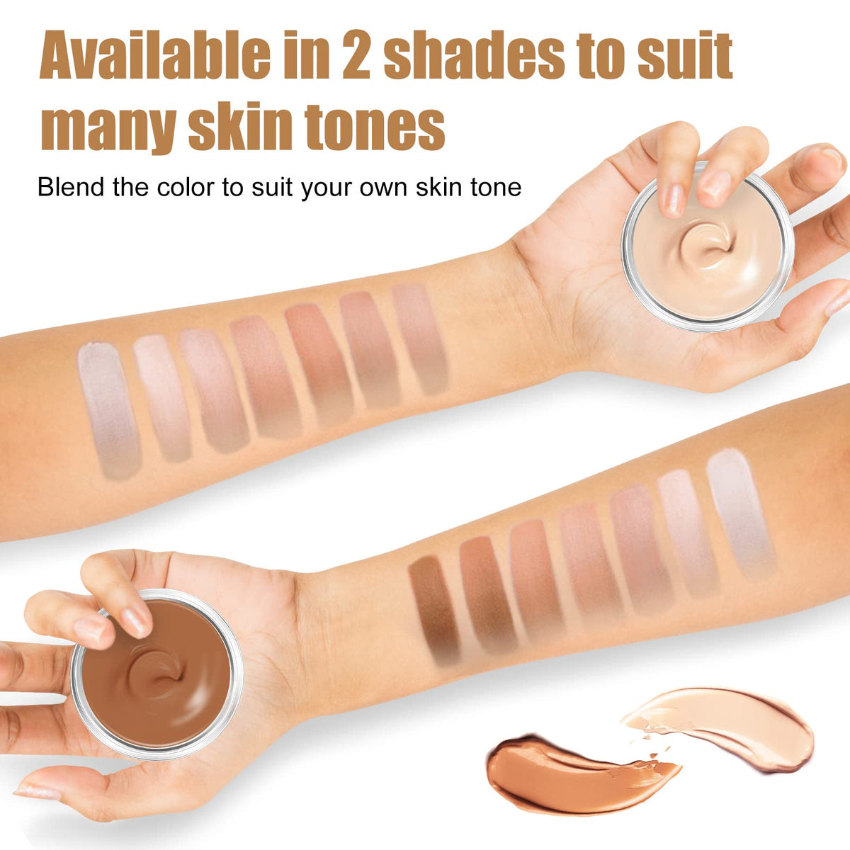 NOBA Nusitryco professional concealer kit with mixing spatula and sticks