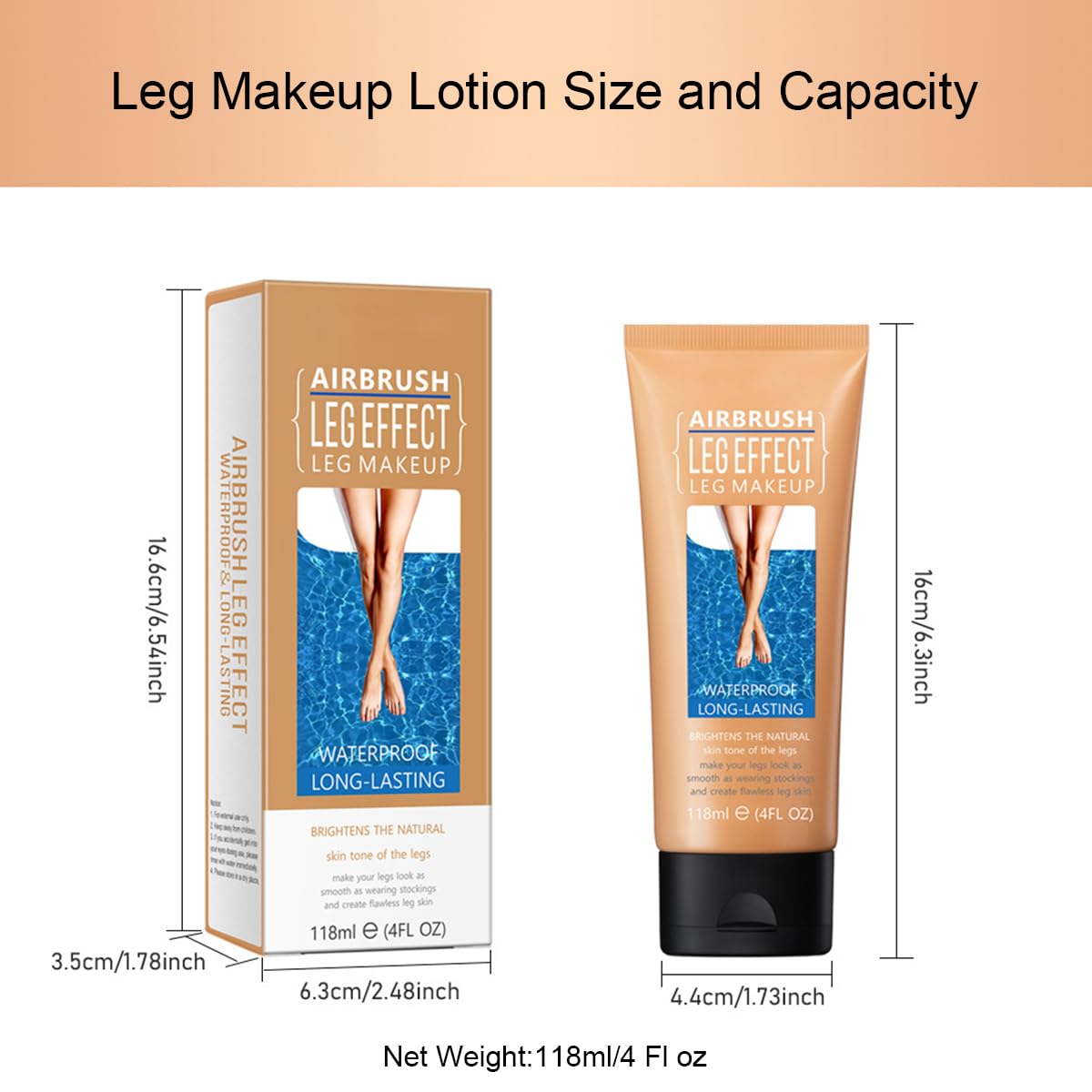 Waterproof leg foundation packaging details