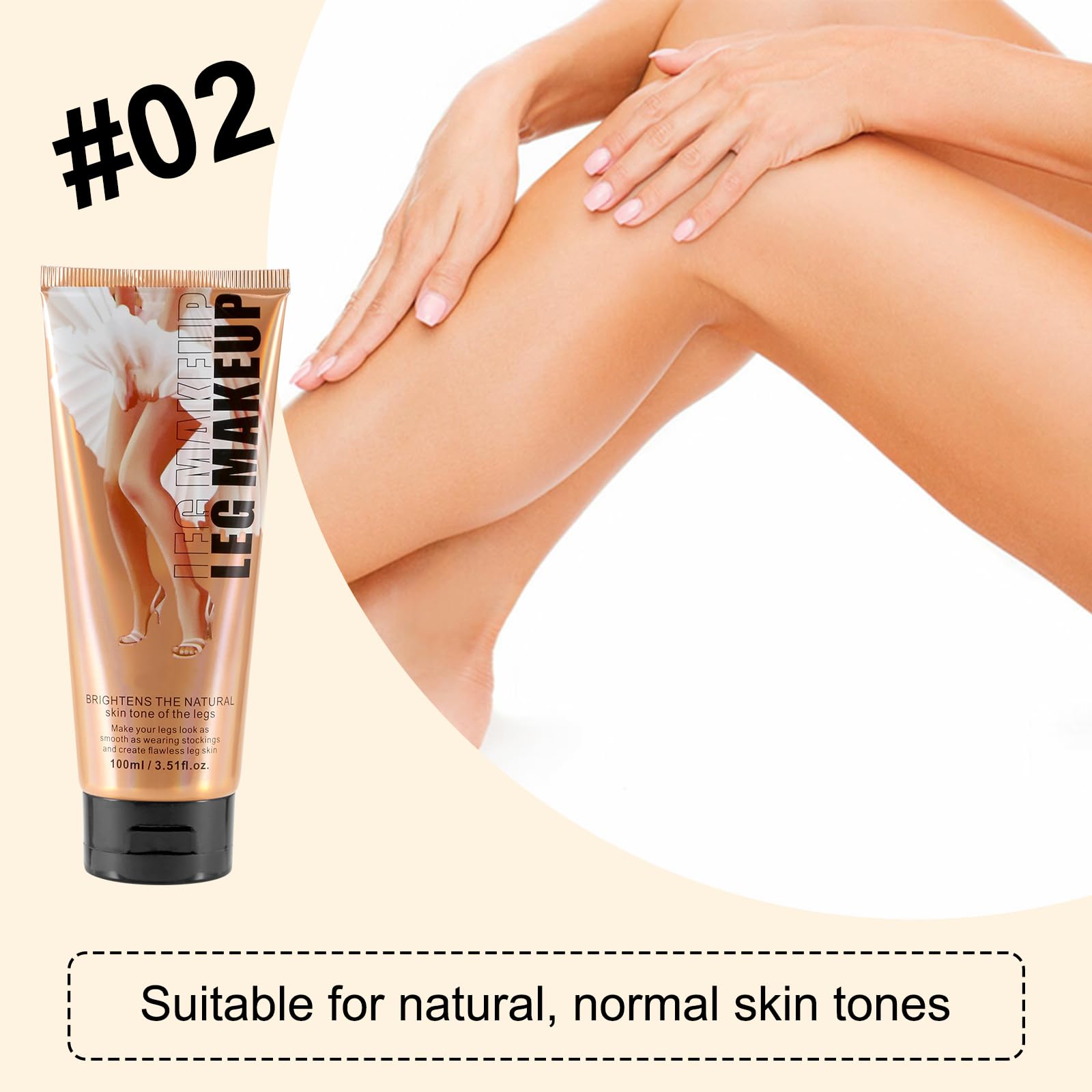 Boobeen body concealer tube showing 100ml size packaging