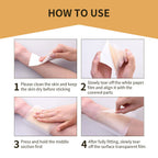 Waterproof body tape applied on skin covering a tattoo