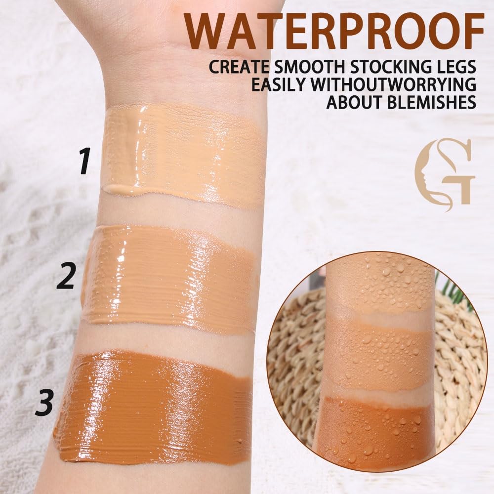 Close up of Shengqialun body foundation texture