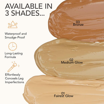 Bekoeen medium glow body makeup texture swatch