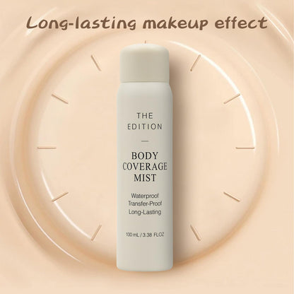 The Edition Body Coverage Perfector before and after leg application