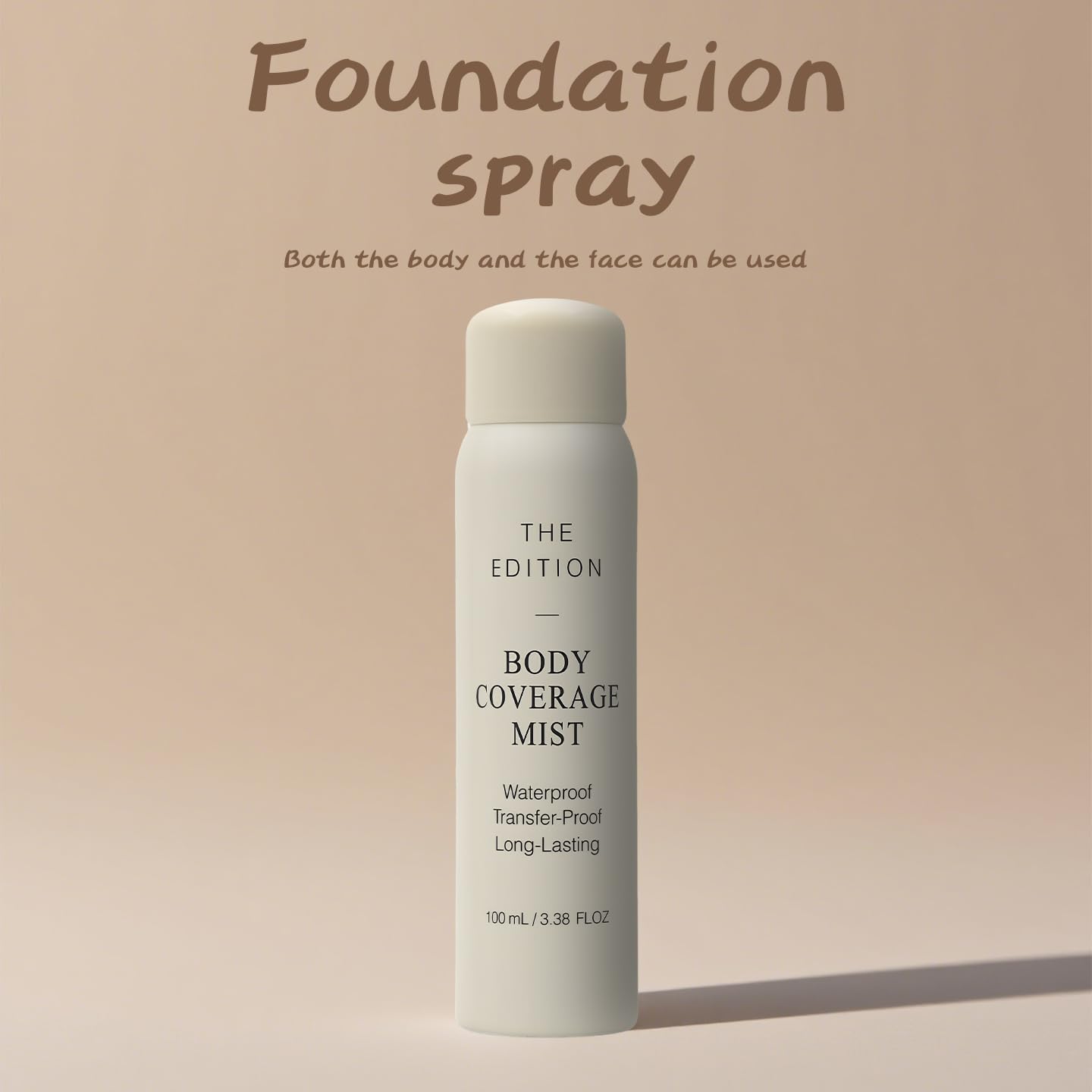 The Edition Body Coverage Perfector bottle with ingredients label