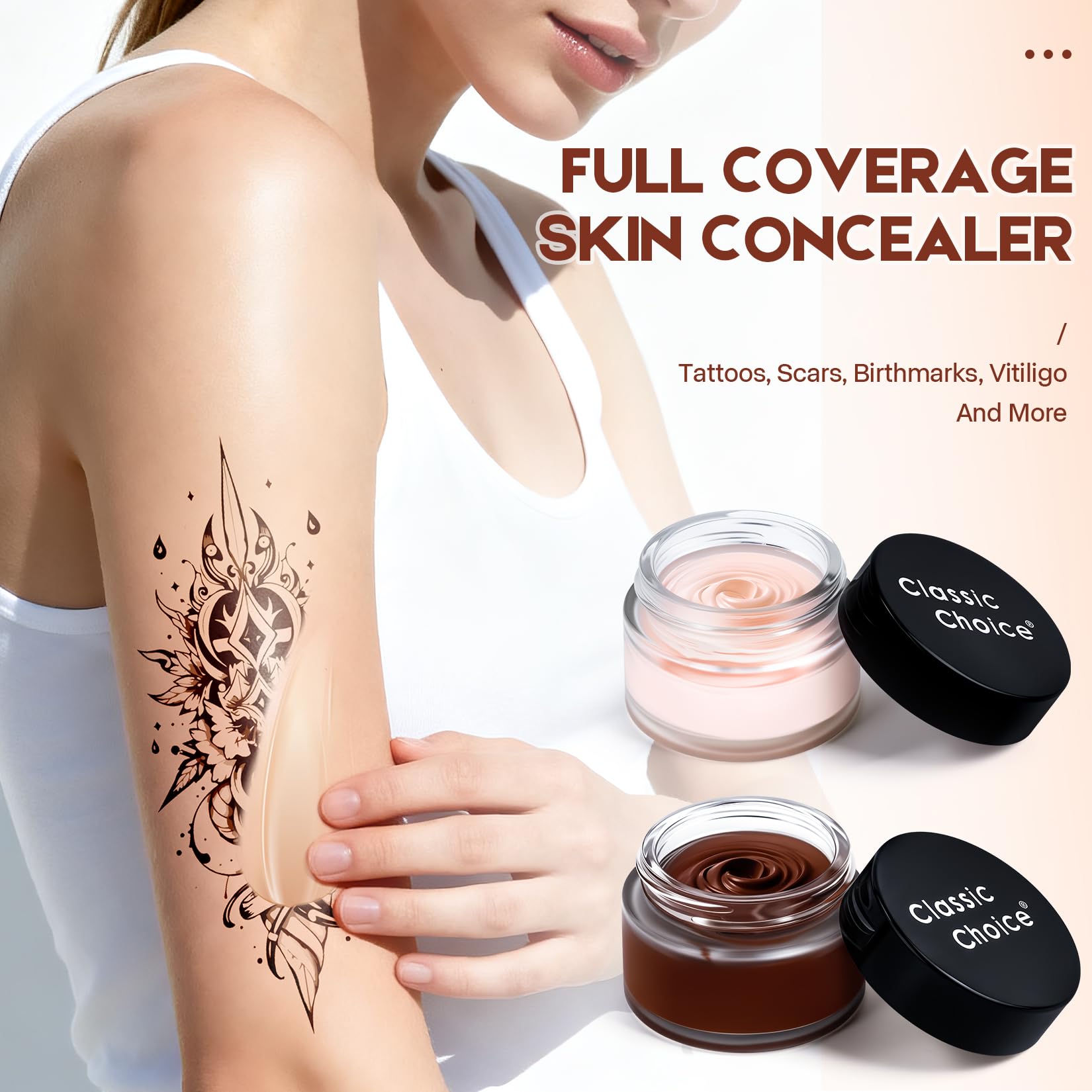 Generic skin concealer set for tattoos and scars 60ml