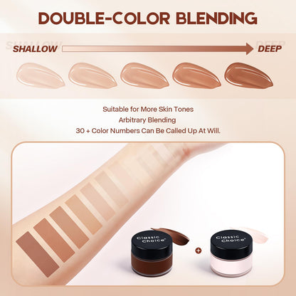 Generic body concealer for birthmarks and dark spots application
