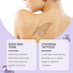 Oykose full coverage body foundation cap and metallic gold base