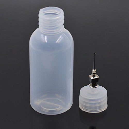 Hennasy precision mehndi applicator kit layout with protective caps and fine tip needles.