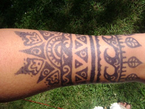 Nature's Body Art botanical temporary tattoo gel bottle top view
