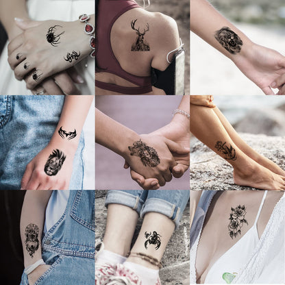 Detailed view of Jeefonna temporary tattoo collection