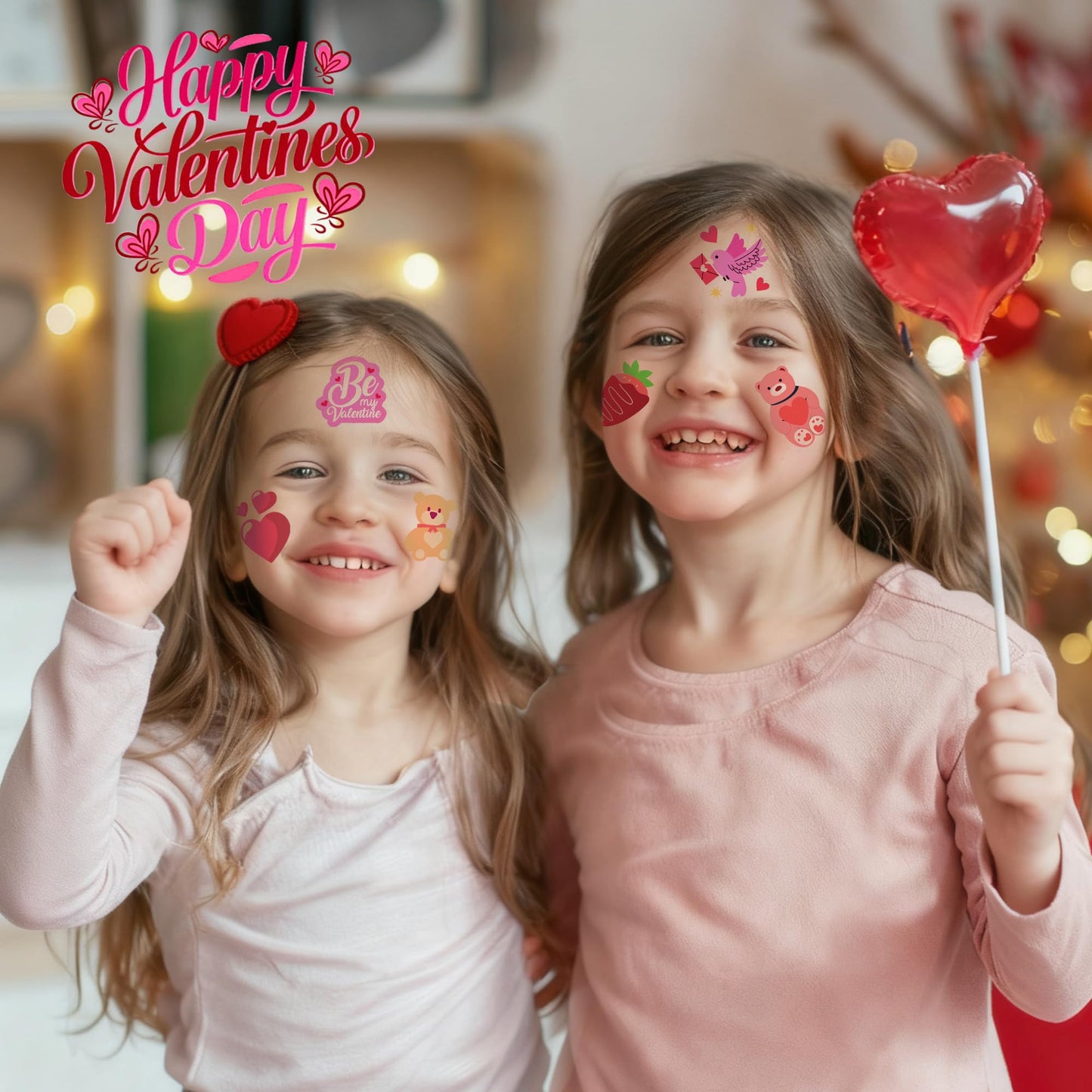 Variety of romantic temporary tattoo sheets for gifts