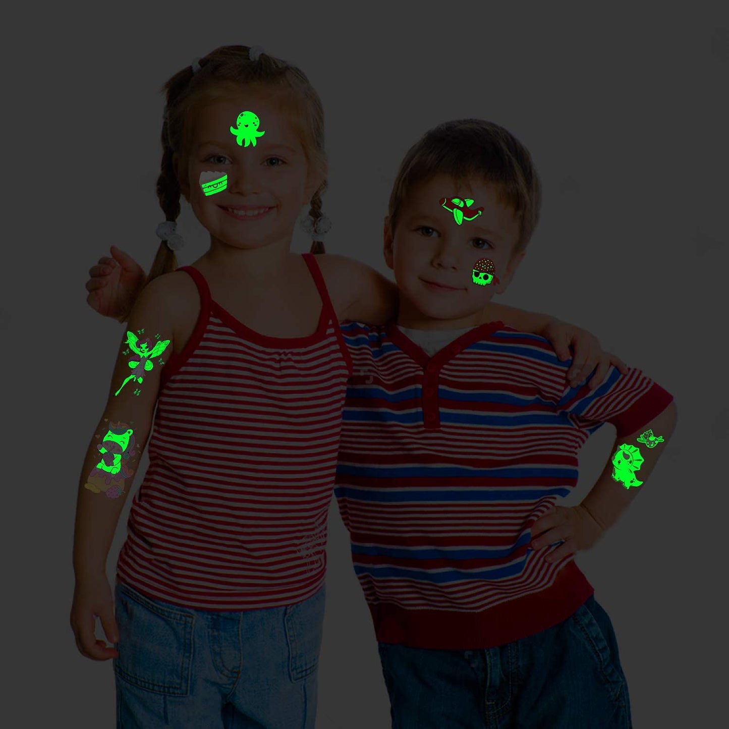 Partywind 380 styles temporary tattoos set for birthday party supplies