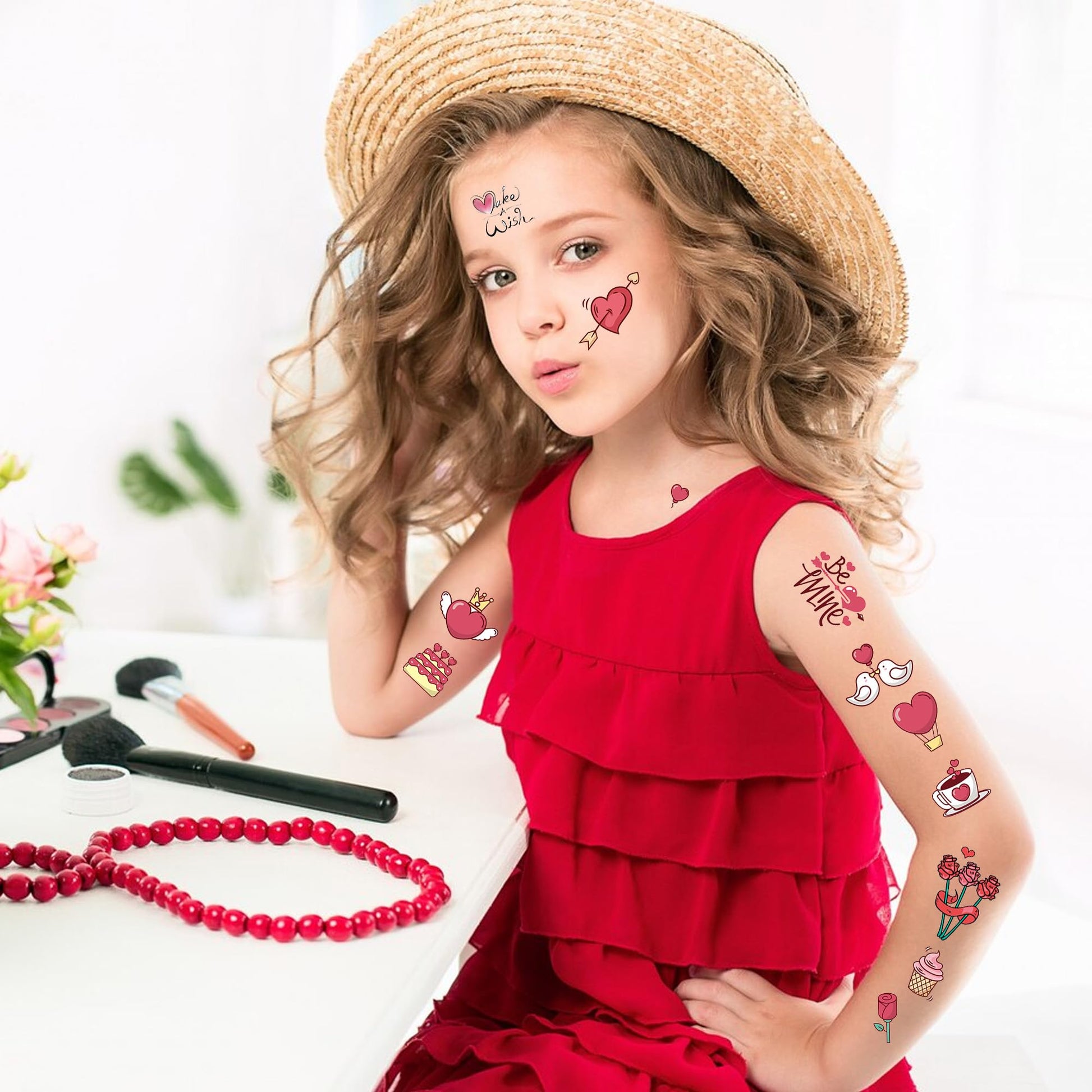 Variety pack of Seeiuua party favor tattoos for classroom