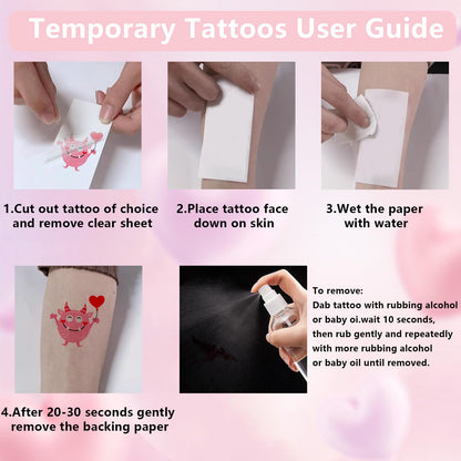 Full collection of 180 temporary tattoos for party favors