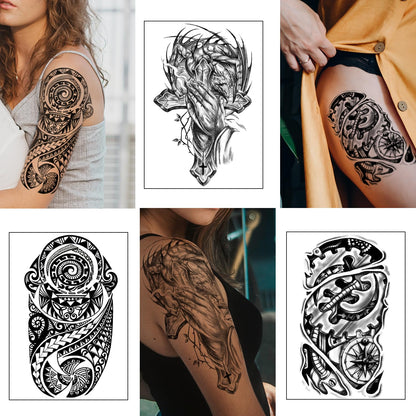 Yazhiji small temporary tattoo sheet for wrist and neck