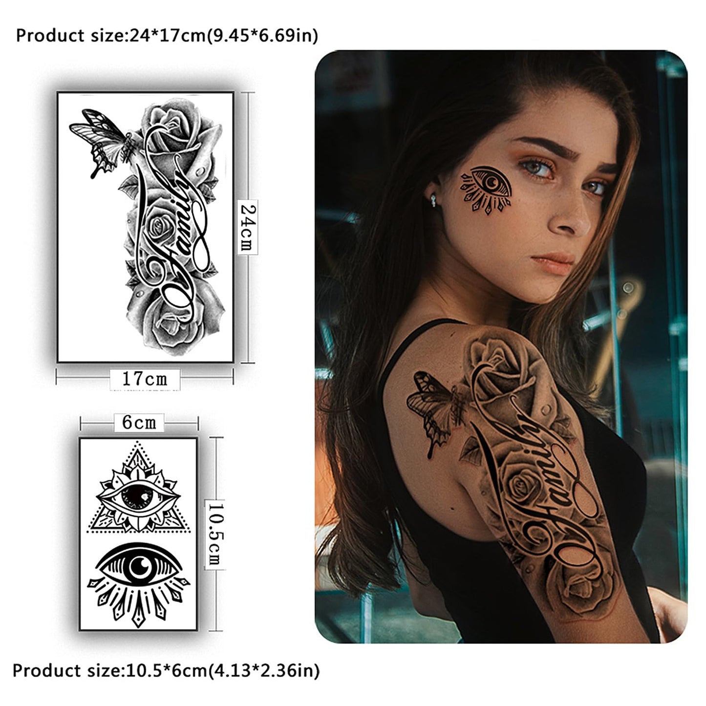 Full collection of 36 Yazhiji temporary tattoo sheets