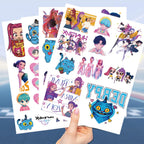 Waterproof demon hunter tattoo designs on kids skin