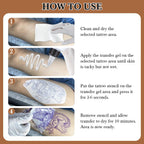 Top view of Pjordo 4 fluid ounce tattoo stencil transfer gel bottle.