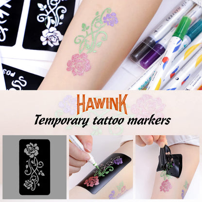Using Hawink fine line tattoo marker on skin