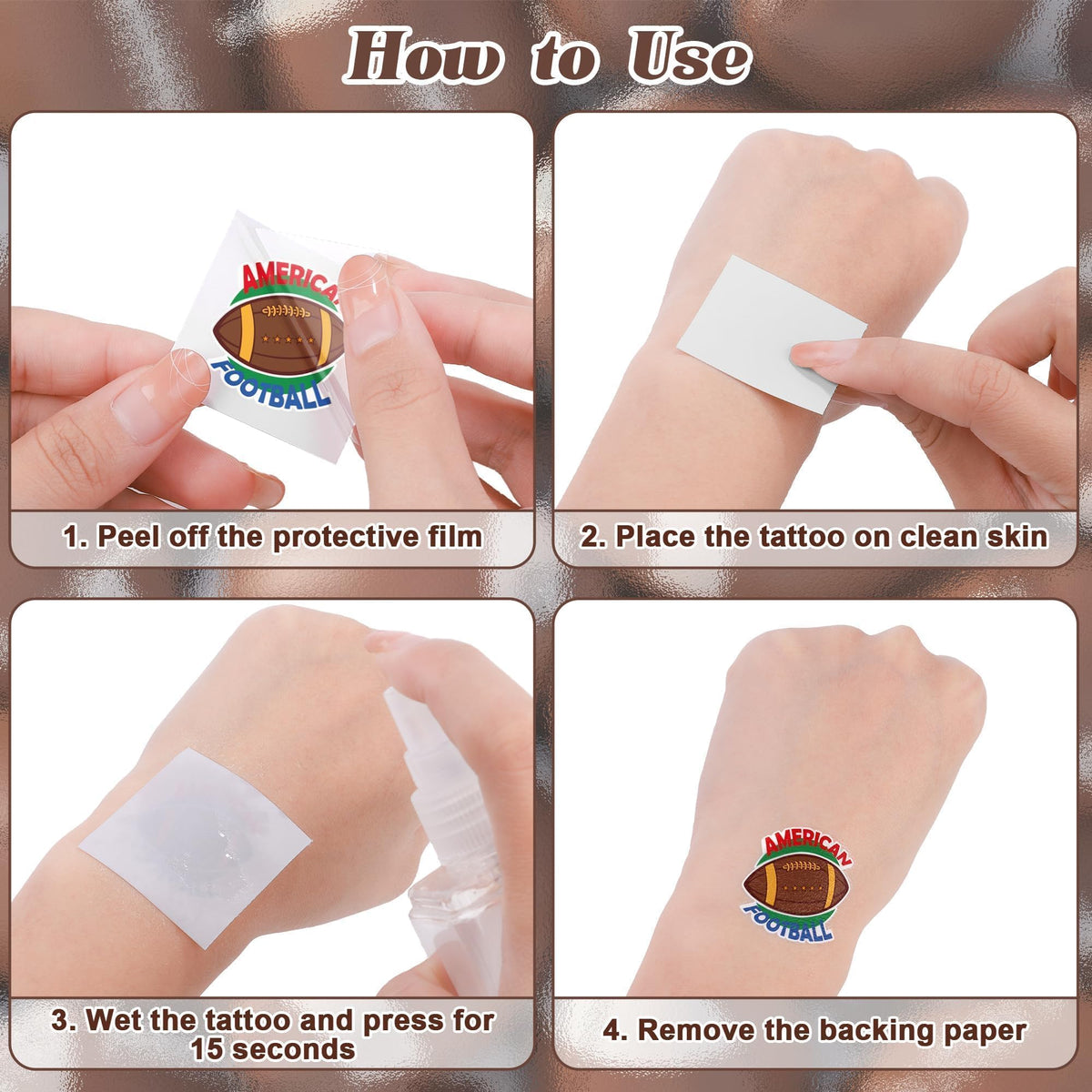 Fovths football team tattoos on skin surface