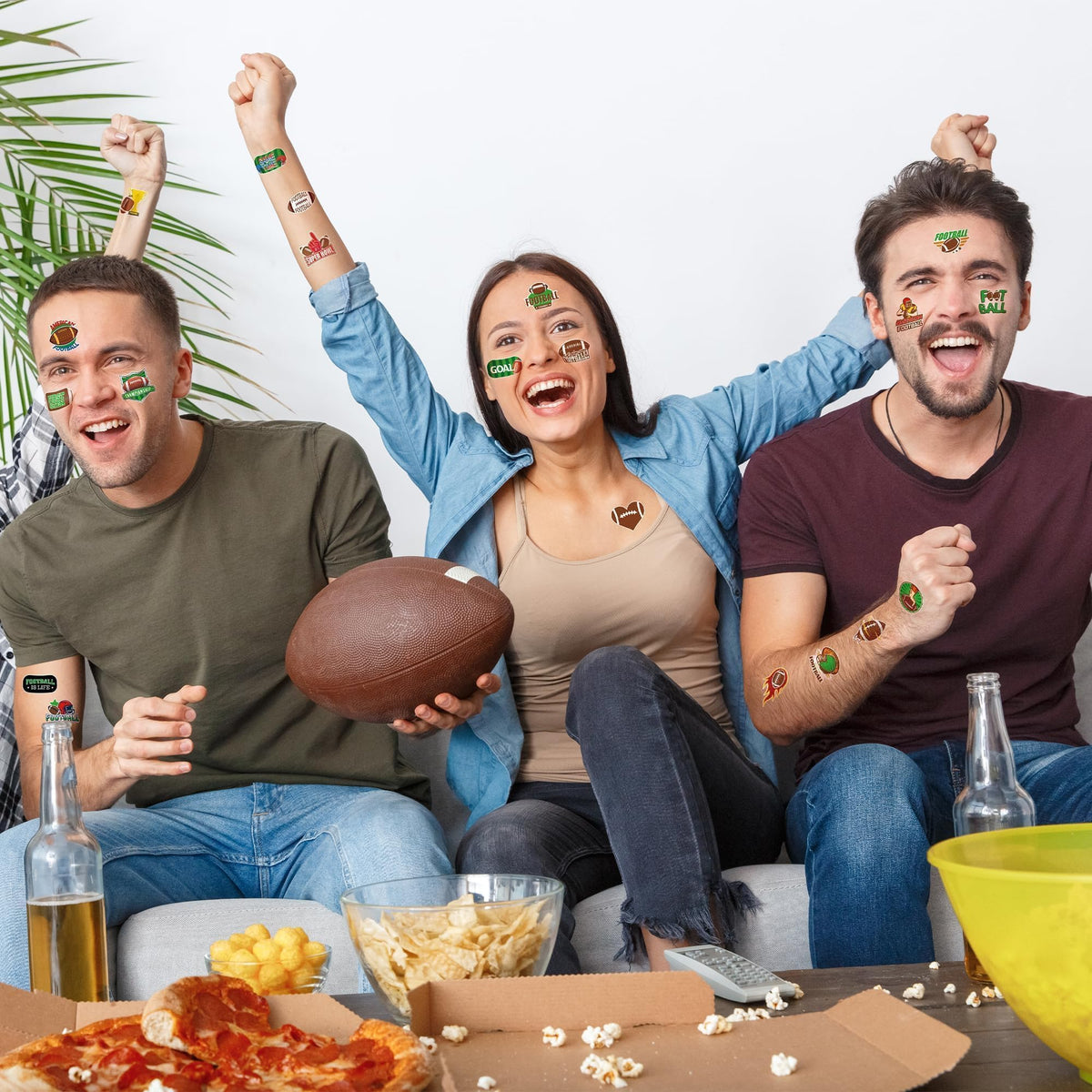 Fovths temporary tattoos for sports party favors