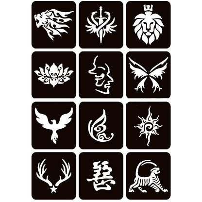 Full contents of the Moricher DIY temporary tattoo kit