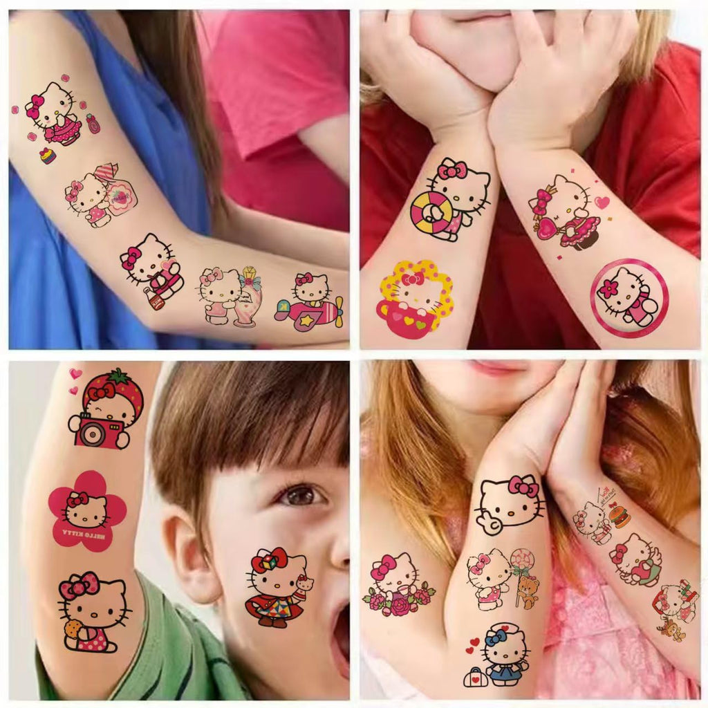 40 count set of Sanrio Hello Kitty theme temporary tattoos