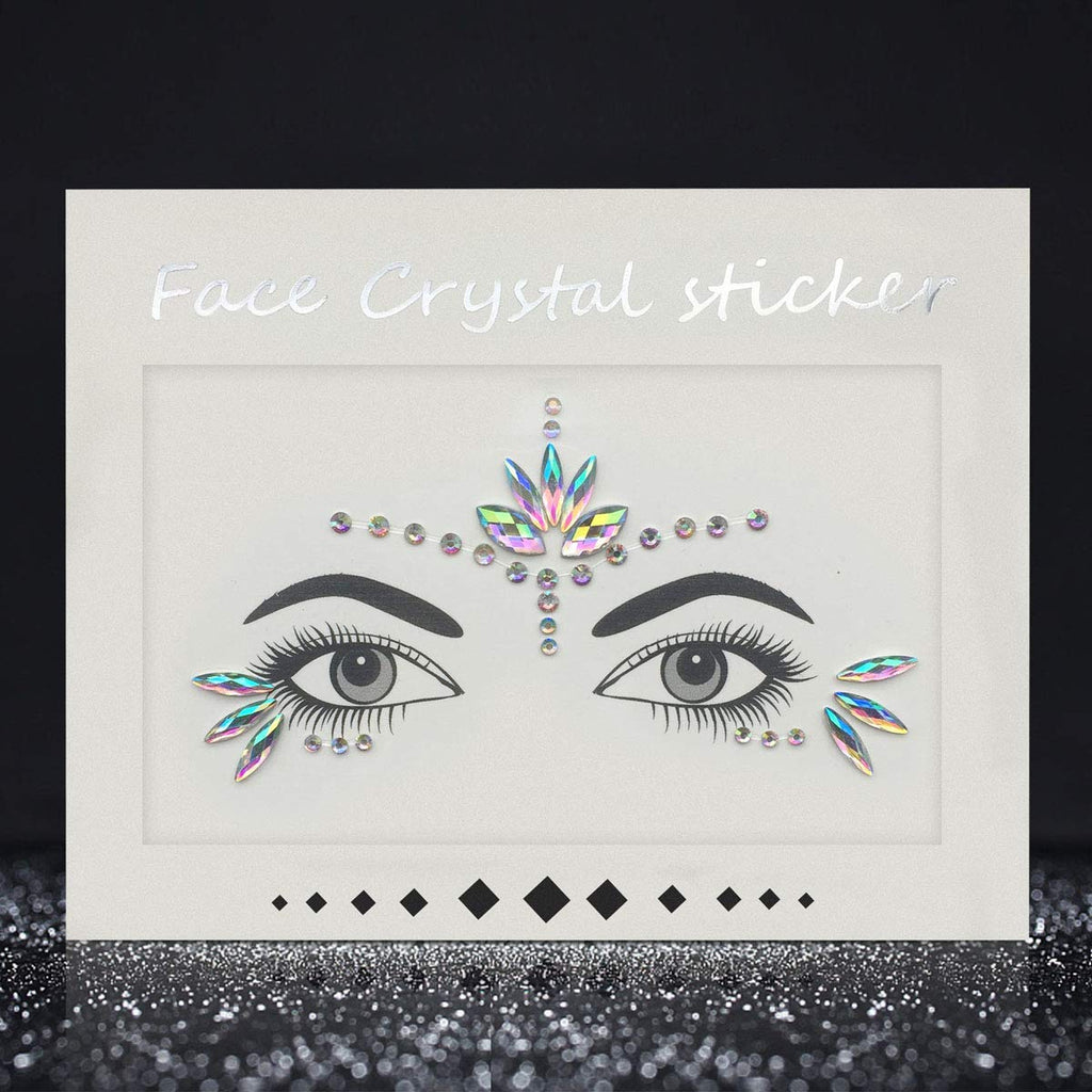 Wuios face gems pack for festival cosplay and rave look