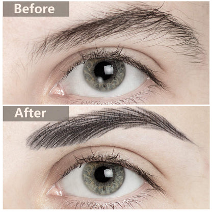 High arch black eyebrow tattoo stickers for women