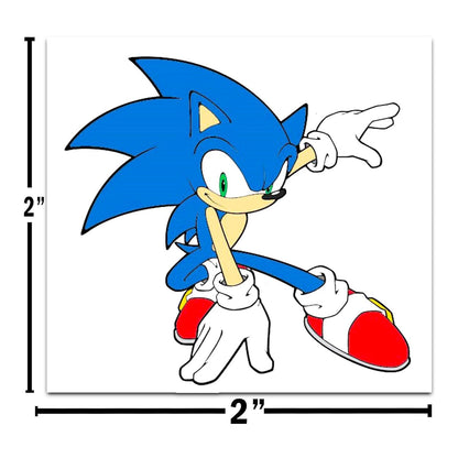 Kids enjoying Sonic the Hedgehog temporary tattoos at a party