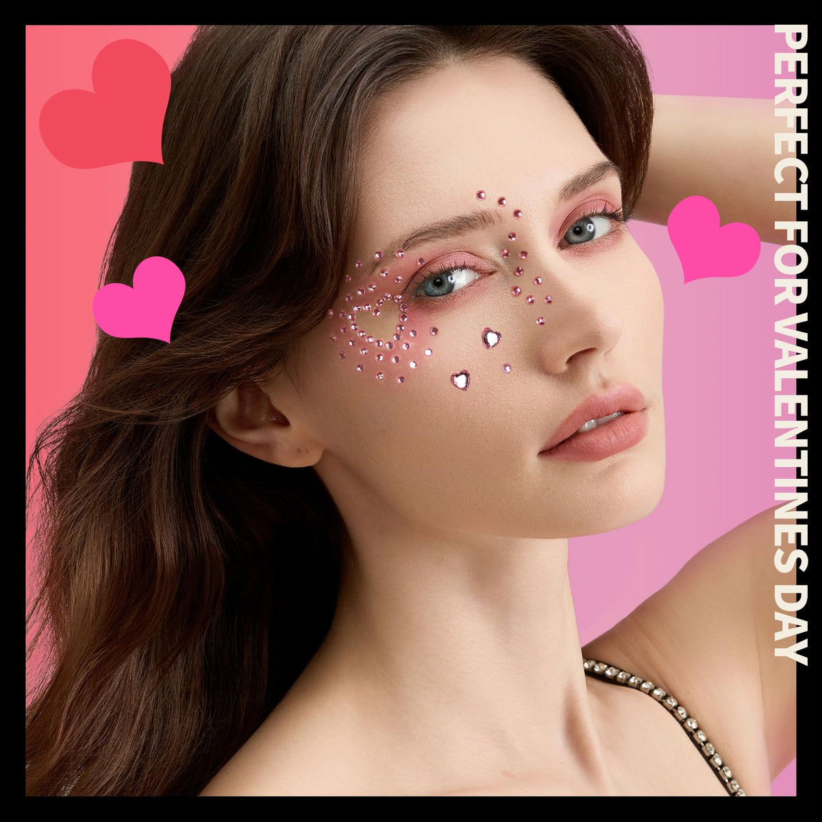 YGDZ rhinestone stickers for festival makeup application
