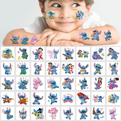 Stitch party favor stickers in display packaging