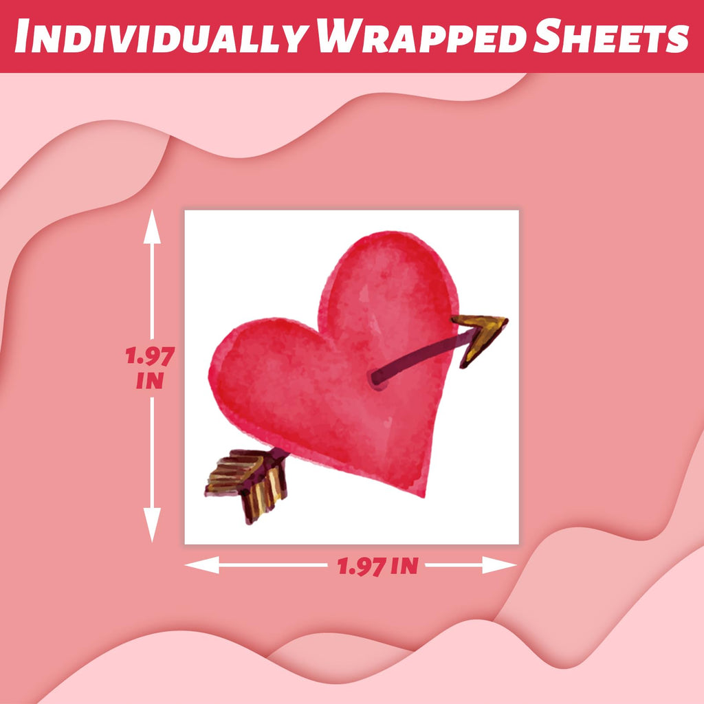 Educational classroom reward heart stickers for children