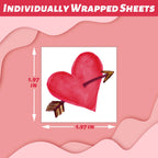 Educational classroom reward heart stickers for children
