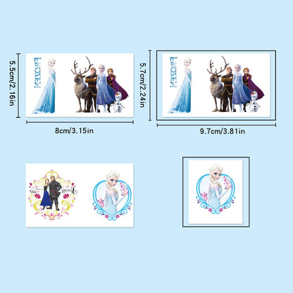 Frozen themed party favor tattoo stickers for children
