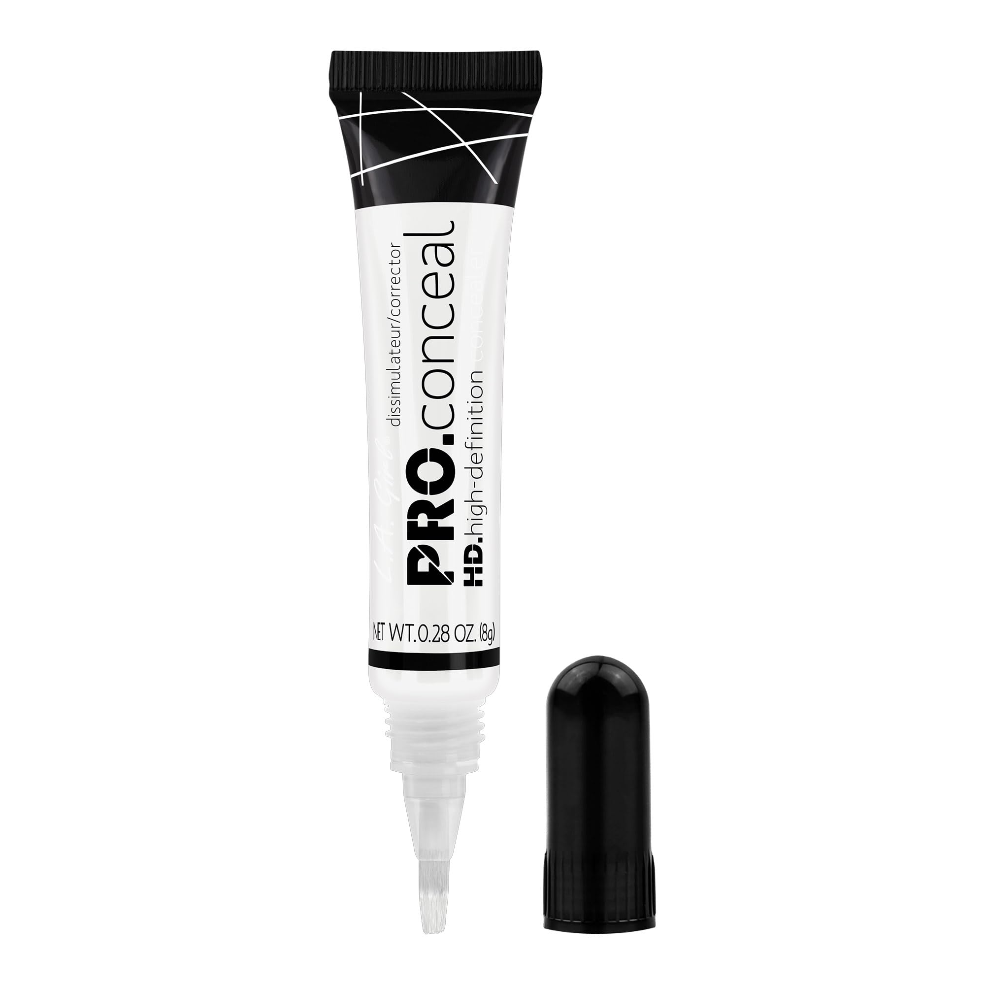 Texture swatch of L.A. Girl HD Pro Conceal white pigment