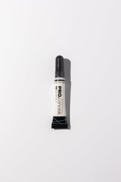 Close up of L.A. Girl professional makeup concealer tube