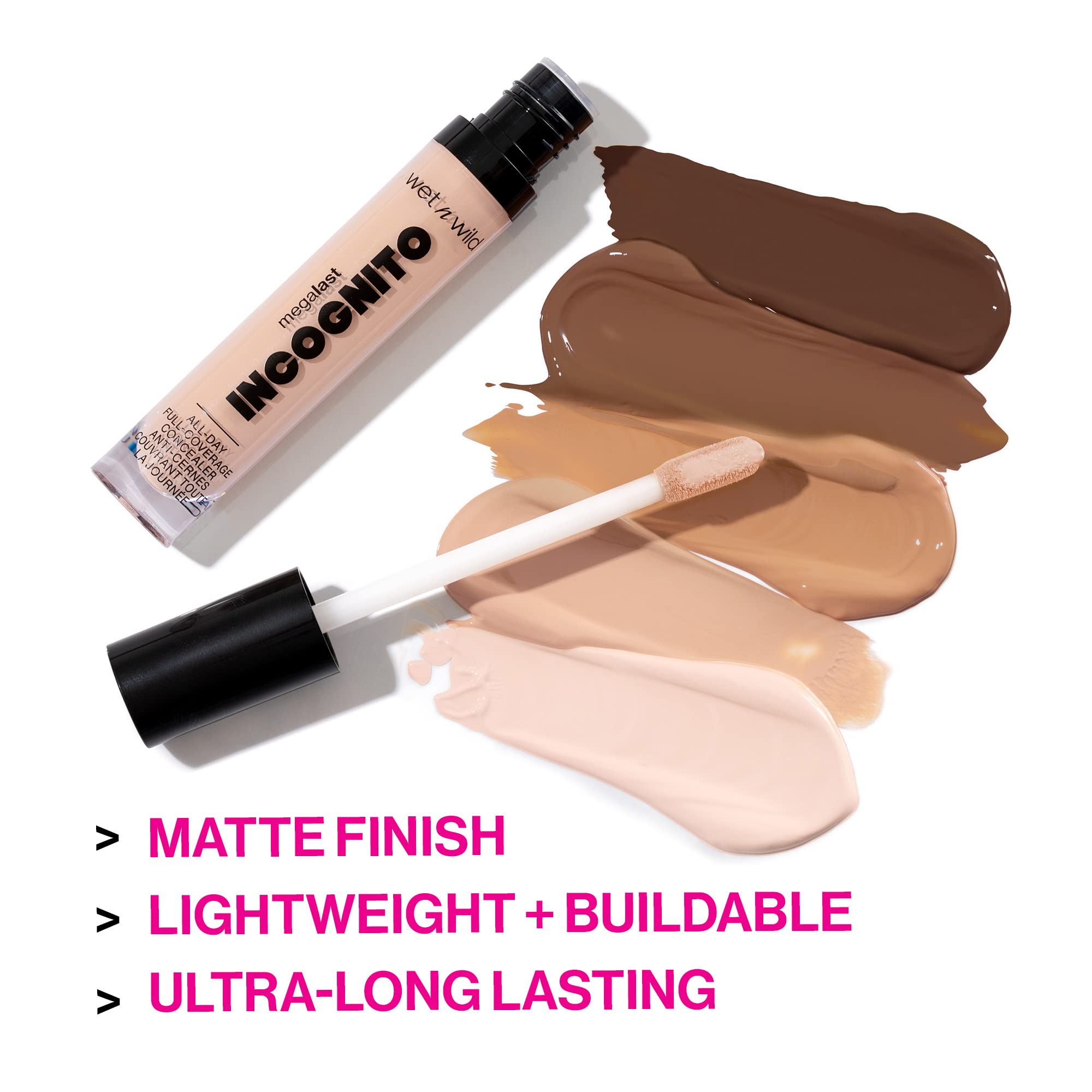 Wet N Wild Incognito liquid concealer applicator detail