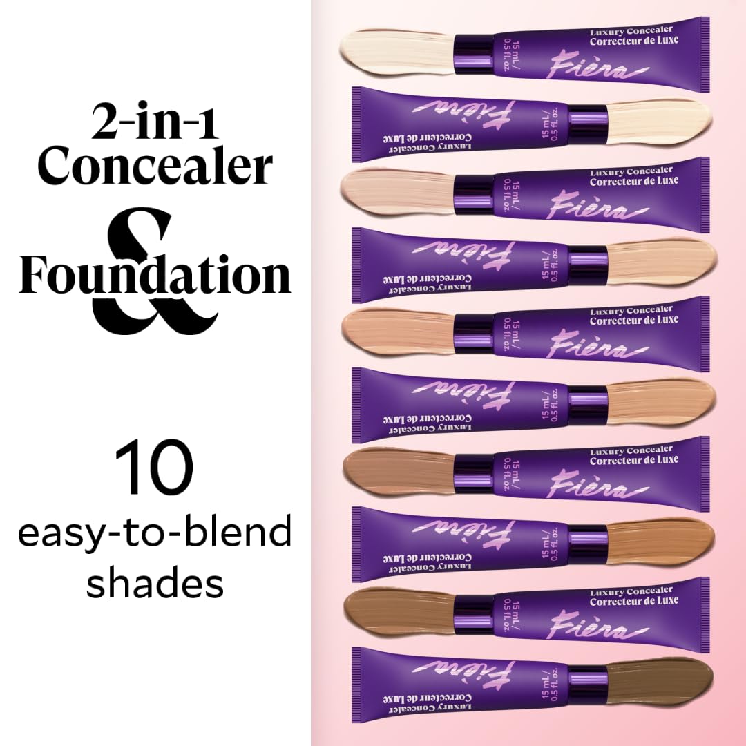 Texture swatch of Fiera Luxury Concealer for mature skin