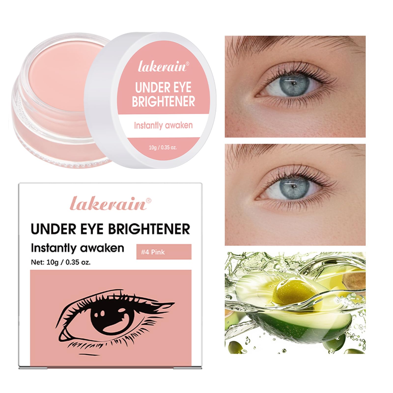 Texture swatch of Baisen Diary under eye cream