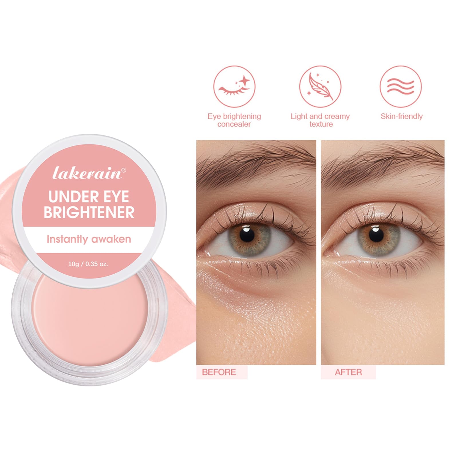 Baisen Diary under eye brightener packaging details