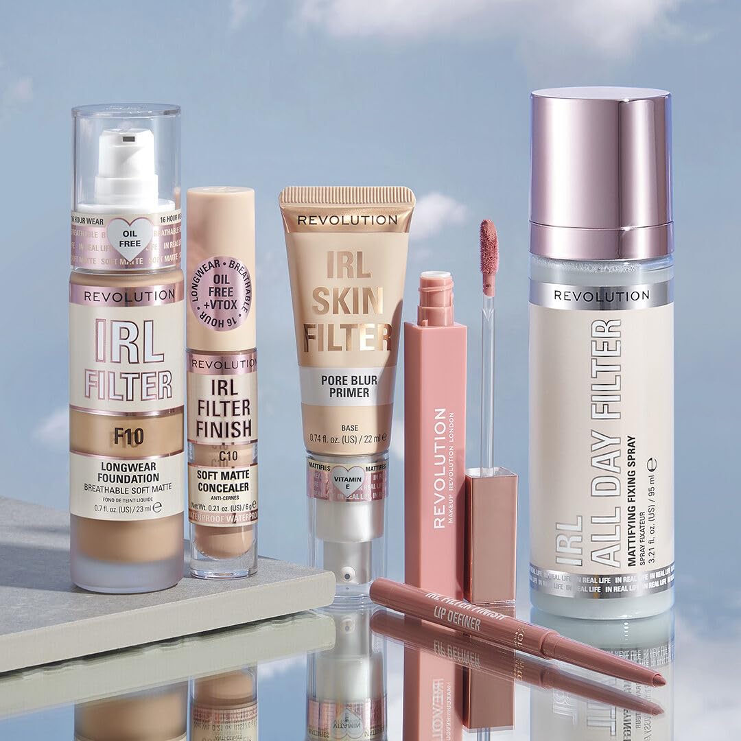 Makeup Revolution IRL Filter Finish Concealer packaging design