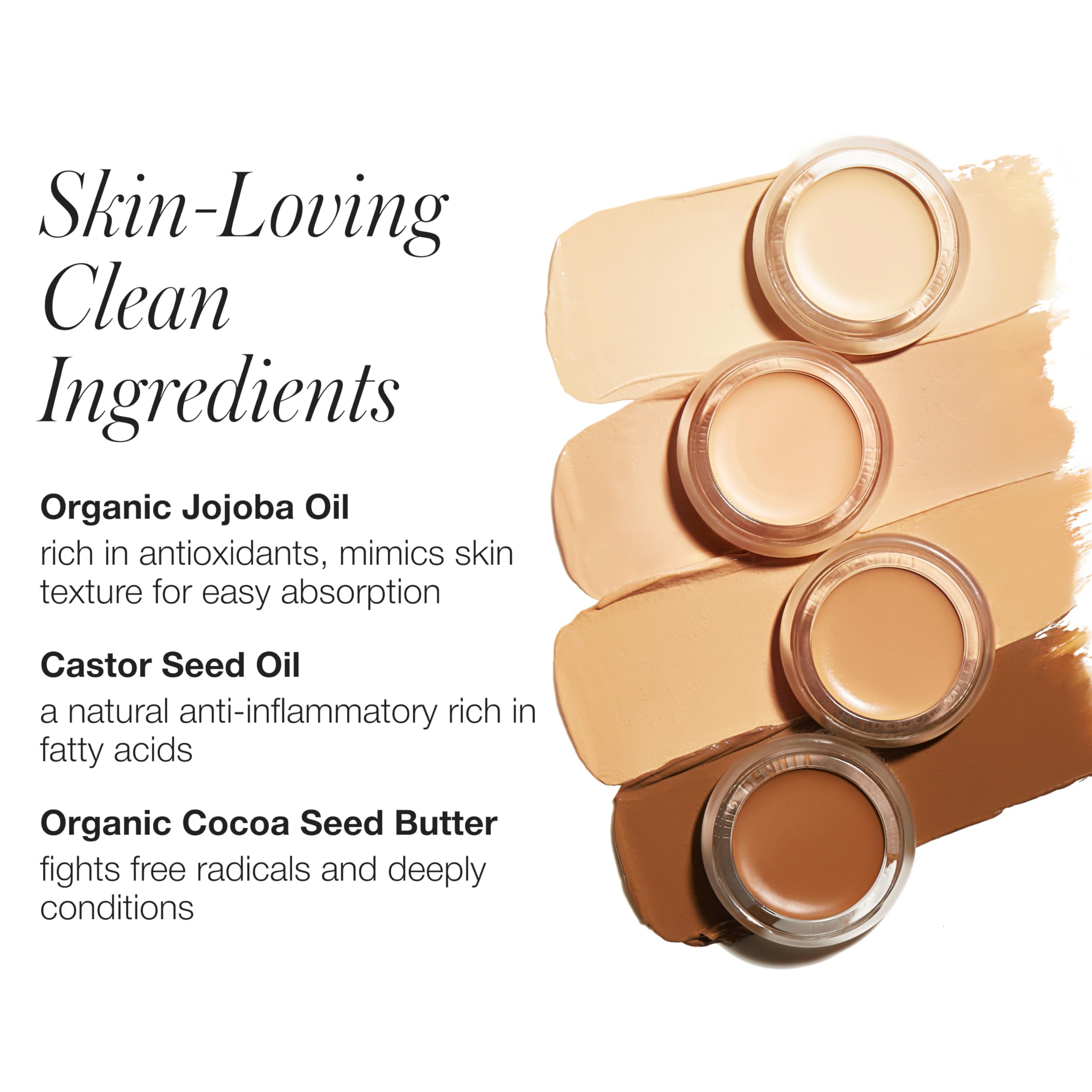 RMS Beauty concealer applied on skin