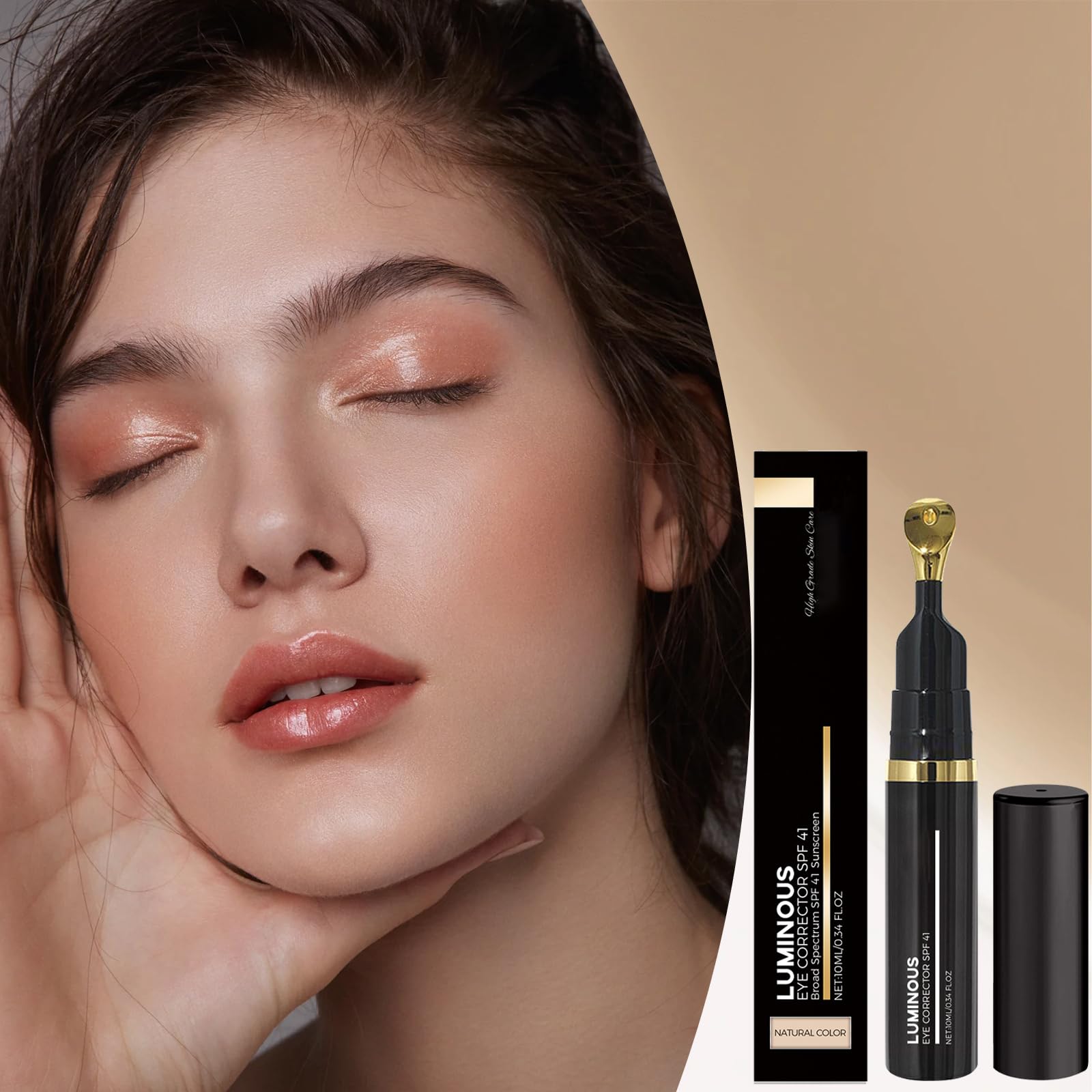 Authentic Drmtlgy eye serum box packaging design