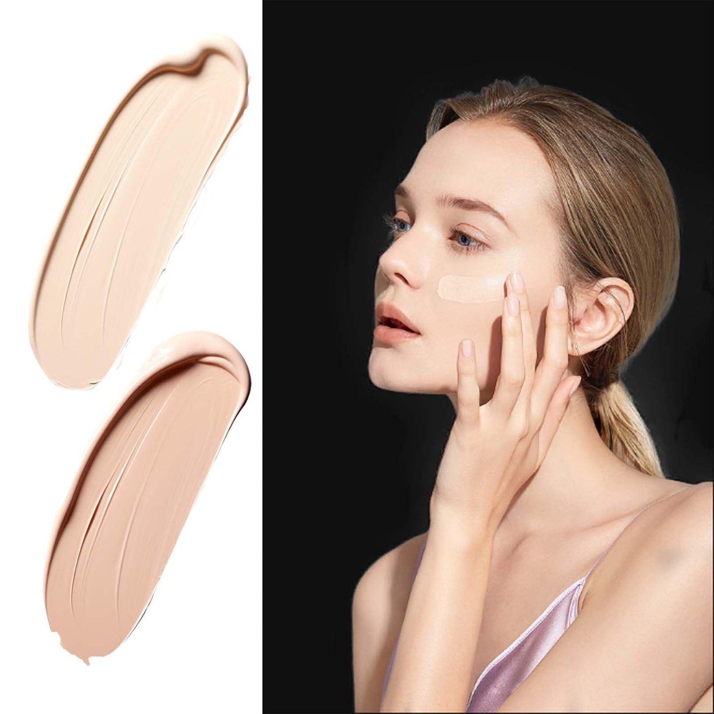 Application demonstration of Onmylovin Luminous Eye Corrector