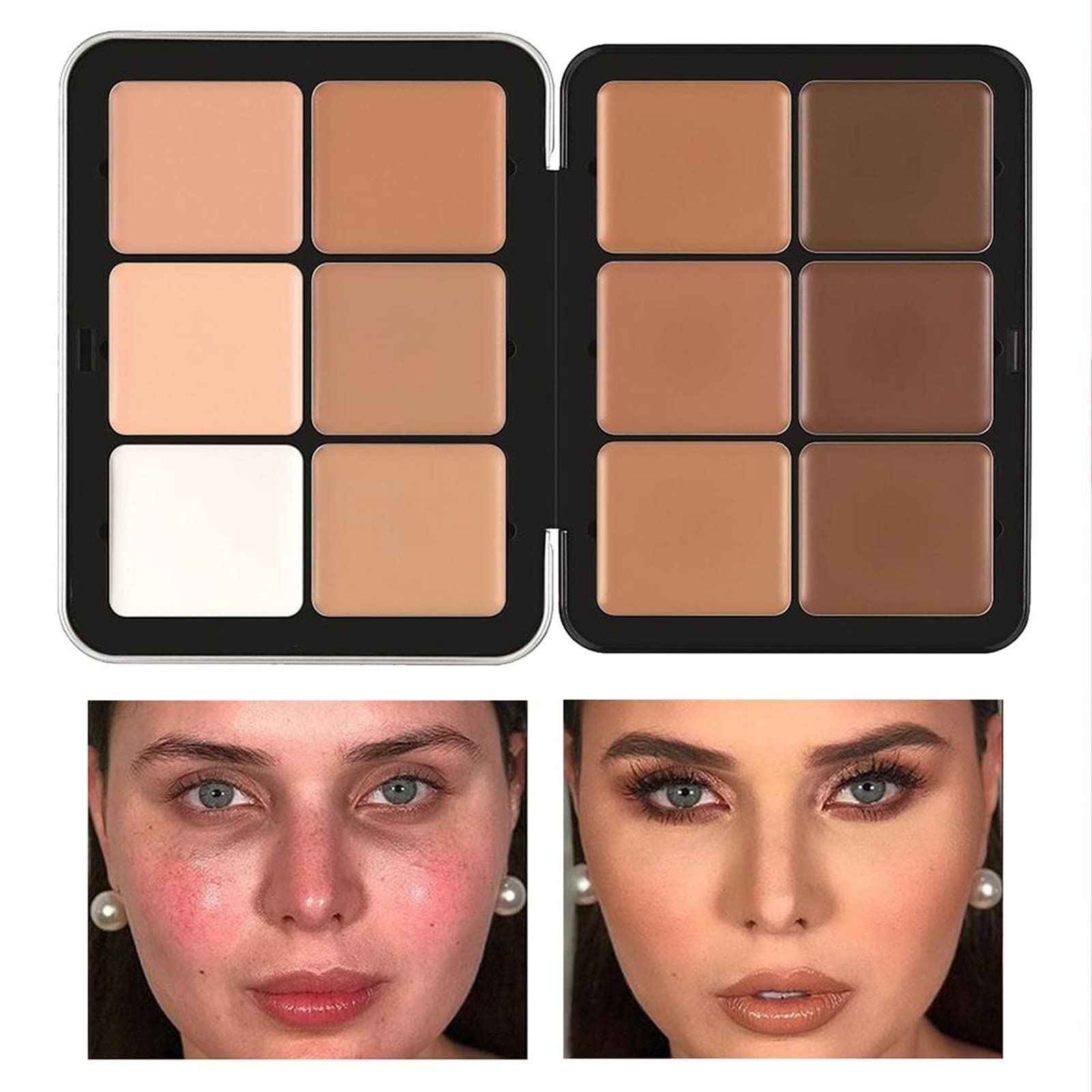 Surorain concealer palette for dark circles and blemishes