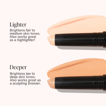 Mally Beauty concealer stick opened for use