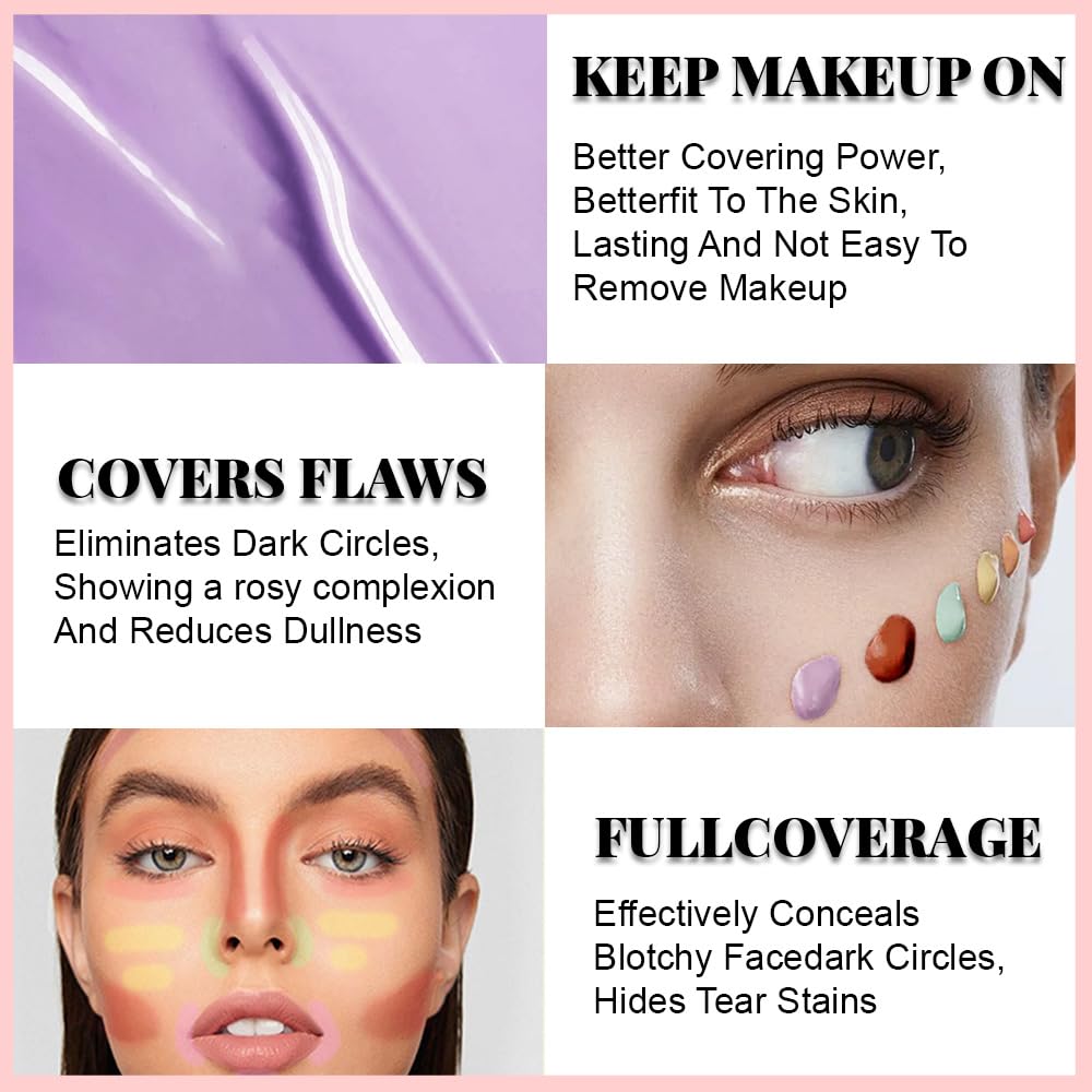 Suake concealer purple tone for dark circles