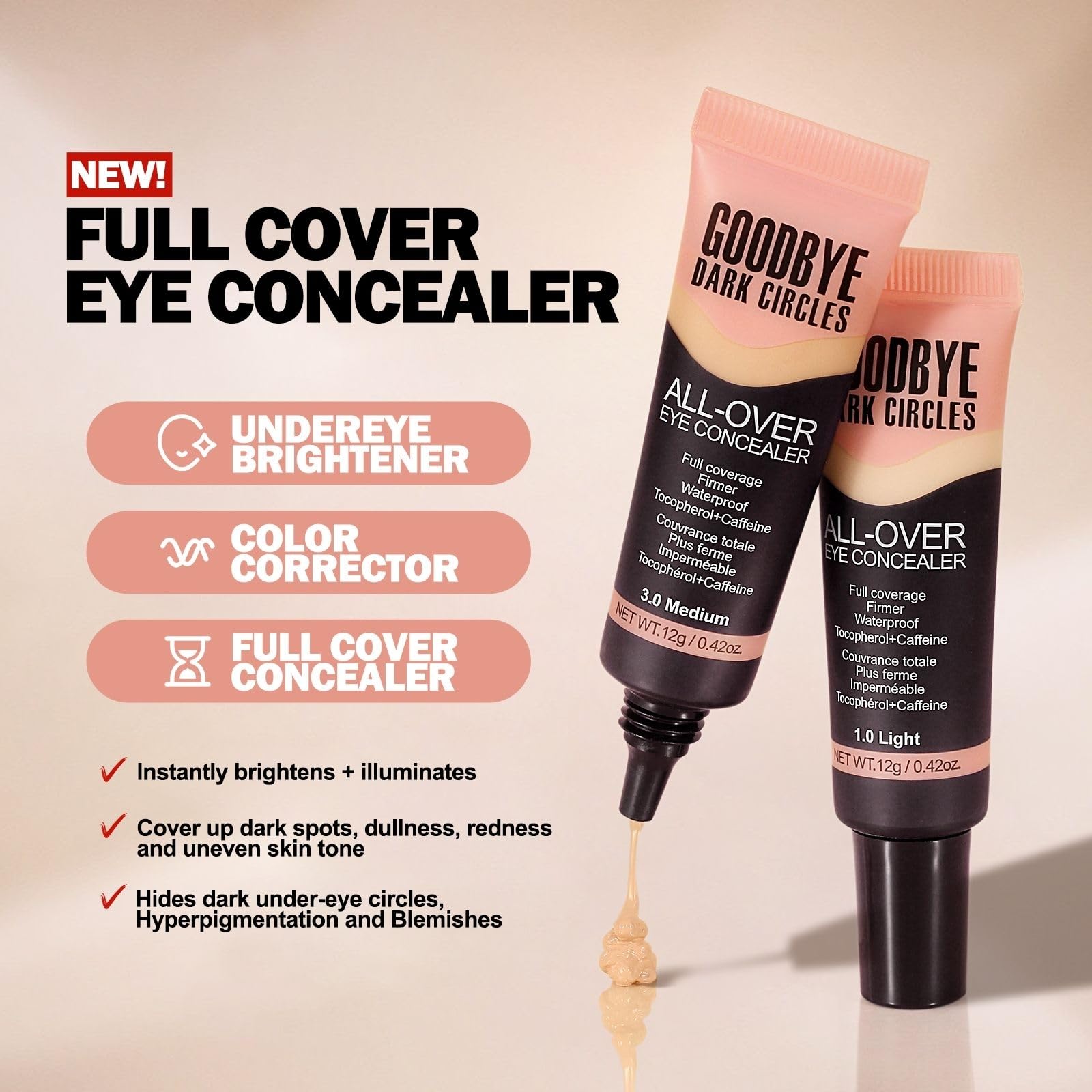Anglicolor full coverage concealer applicator detail